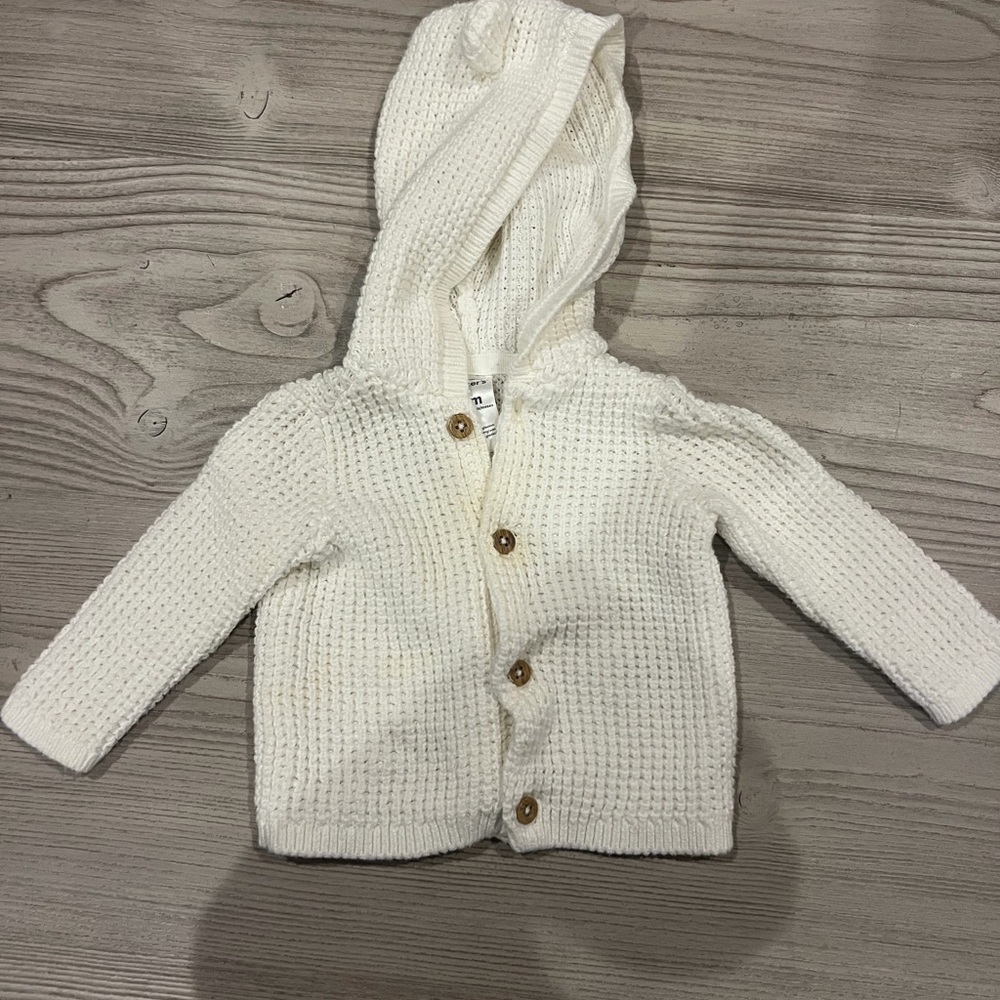 Carter's White Knit Sweater for Kids
